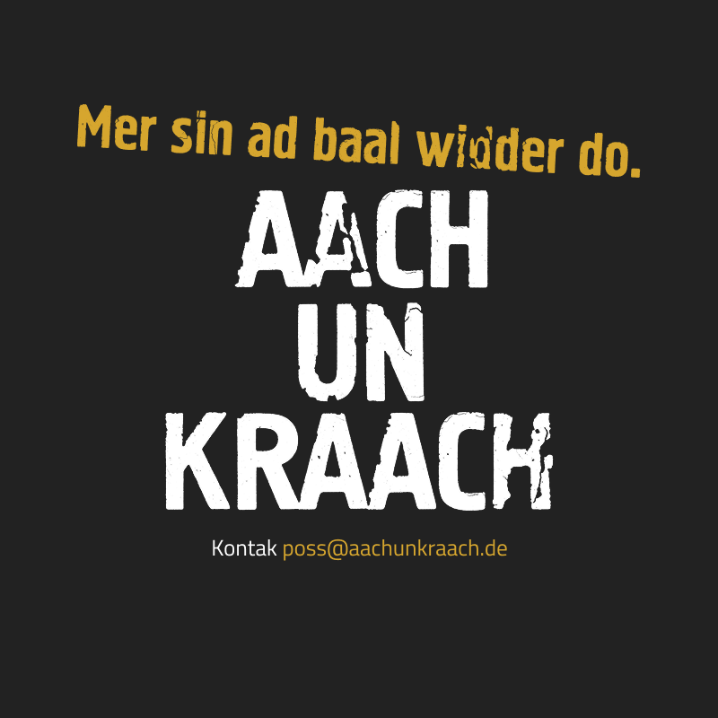 aachunkraach.de ist bald wieder da
