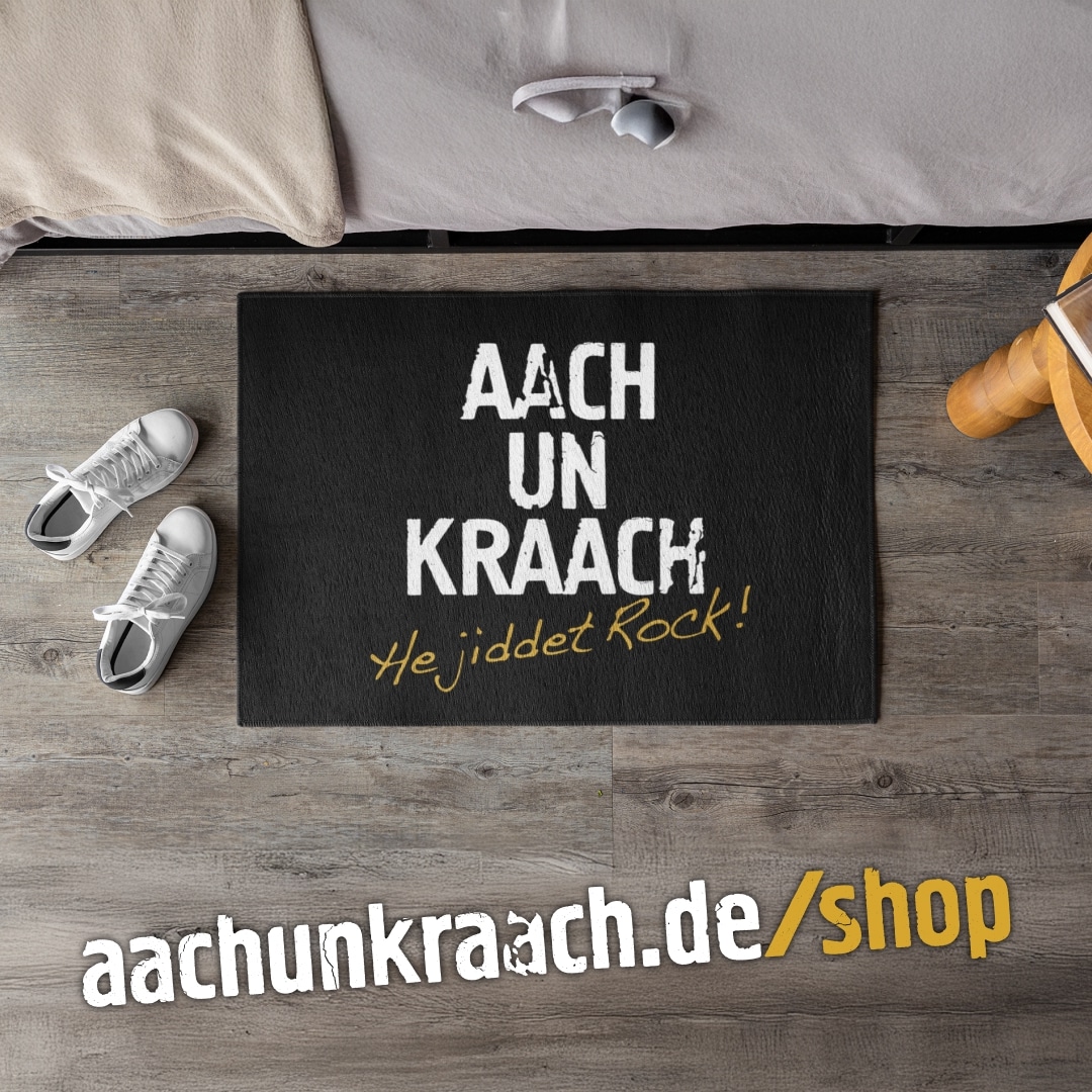 Fußmatte »He jiddet Rock« | Mit Gummirand