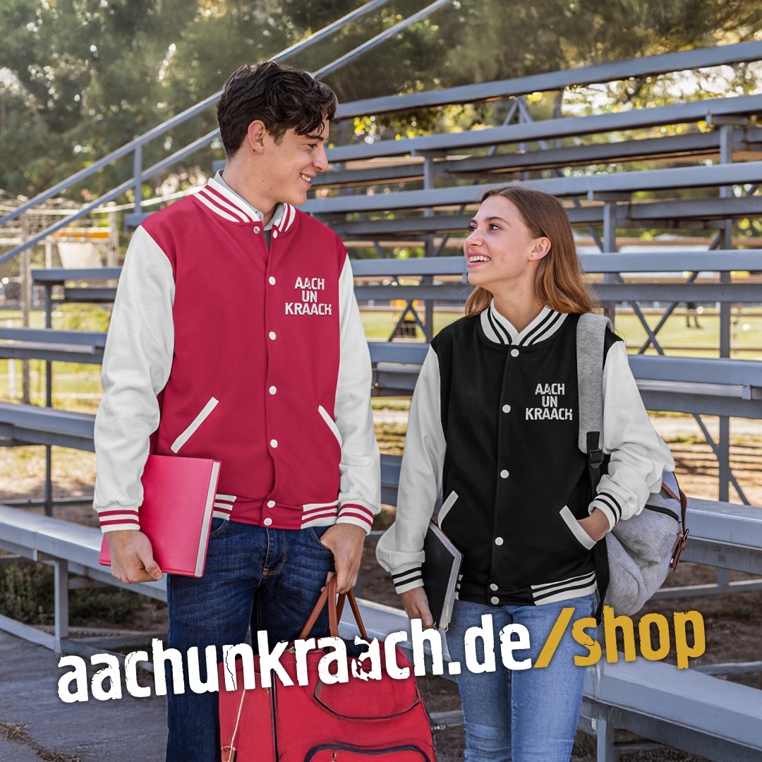 Spochtjack AACH UN KRAACH jestickt | Collegejacke