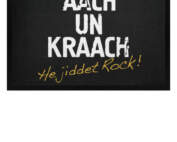 AACH UN KRAACH »He jiddet Rock« Foßmatt met Jummirand - Fußmatte mit Gummirand-16