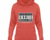 Hoodie för Mädche »Dreckelije Wööd« – Damen Hoodie - Damen Hoodie-6958